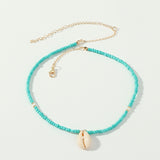 Fashionable Bohemian Bead Shell Necklace GATTARA