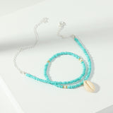 Fashionable Bohemian Bead Shell Necklace GATTARA