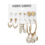 Fashion Multiple Tassel Hoop Dangle Earrings Set GATTARA