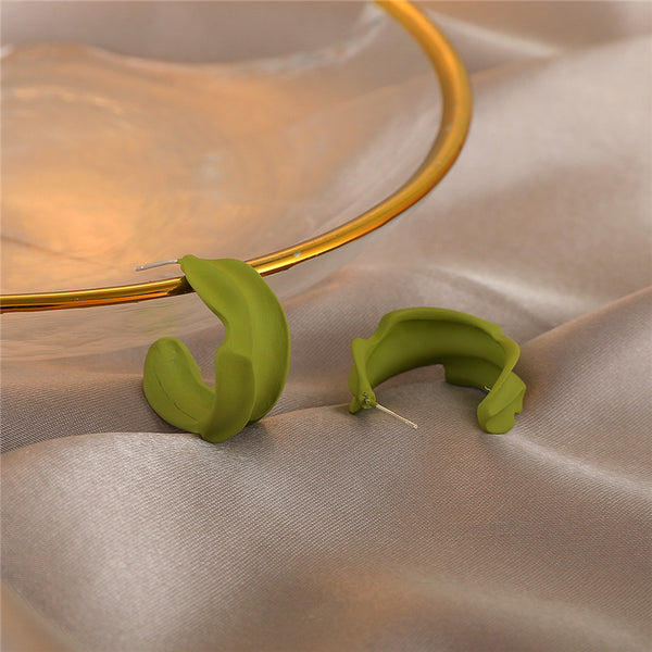 Spring Green Unique Earrings Simple Fashion Jewelry | GATTARA