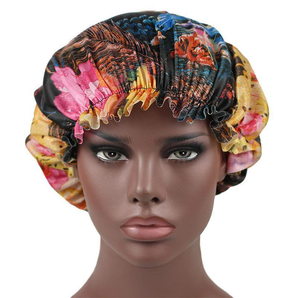 New Sleeping Night Cap Hair Care Satin Bonnet GATTARA