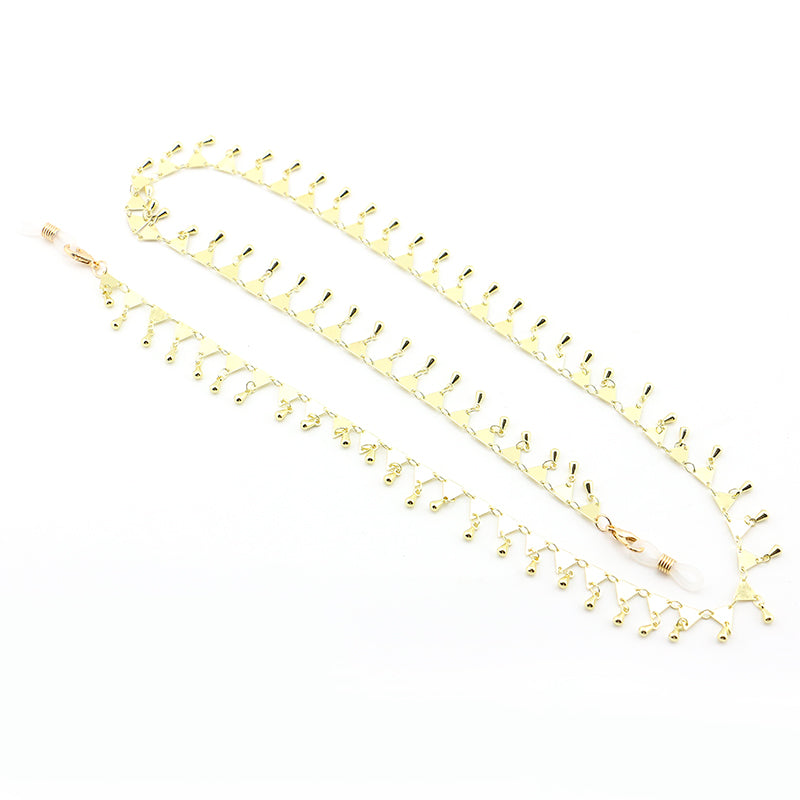 Charming Gold Tassel Reading Glasses Chain GATTARA