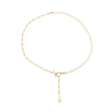 Gold and Pearl Necklace | Simple Wedding Jewelry | GATTARA