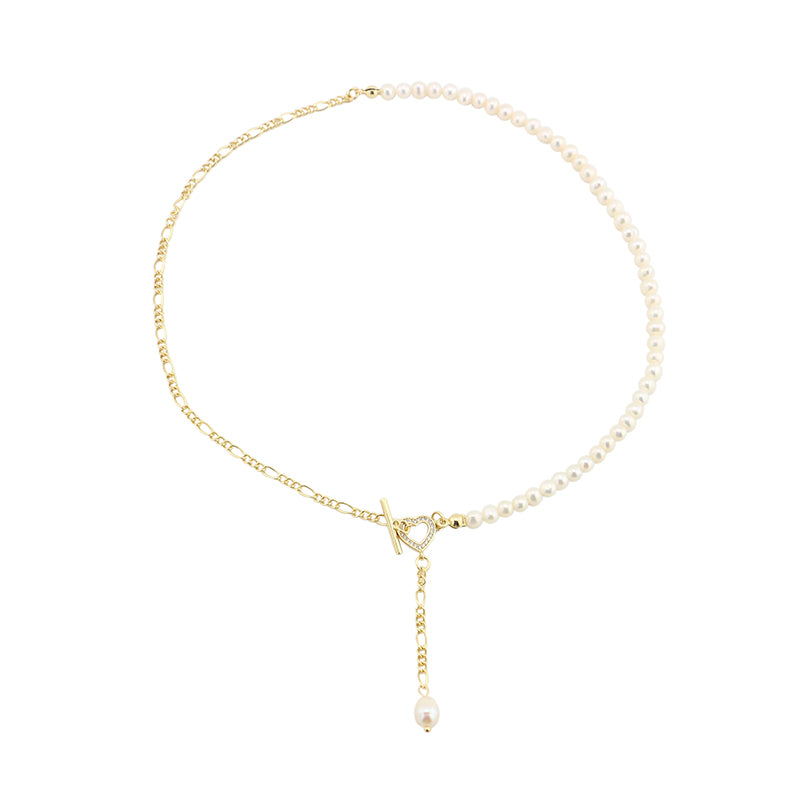 Gold and Pearl Necklace | Simple Wedding Jewelry | GATTARA