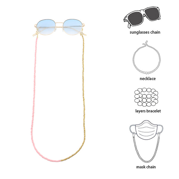 Crystal Sunglass Chain | Colorful Bead Eyeglass Strap | GATTARA