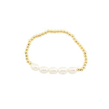 Minimalist Freshwater Pearls Beaded Bracelet GATTARA