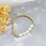 Minimalist Freshwater Pearls Beaded Bracelet GATTARA