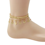 New Design Summer Gold Chain Ankle Bracelet GATTARA