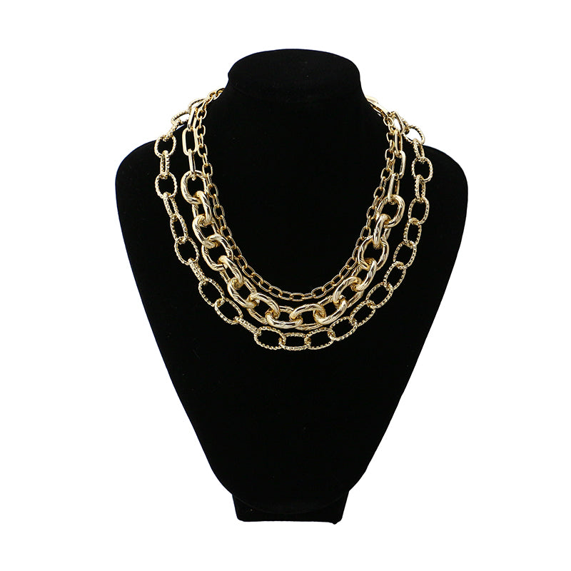 Vintage Statement Multilayer Choker Necklace GATTARA