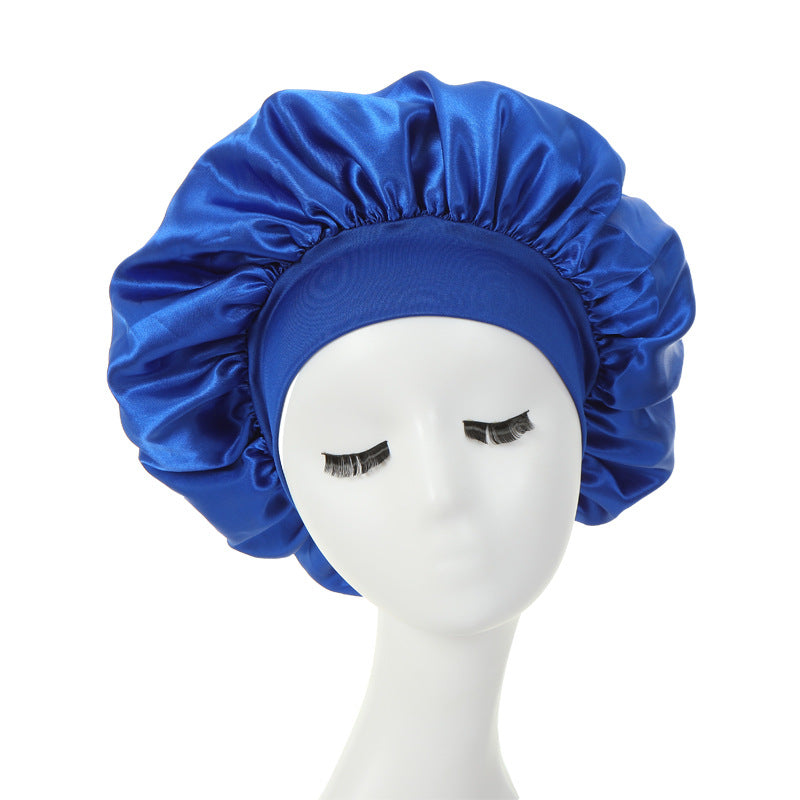 New Fashion Wide-brimmed Satin Night Cap GATTARA