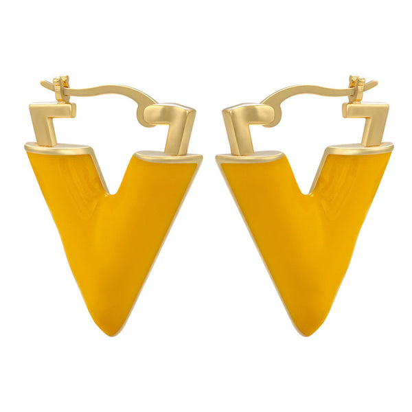 Cool Style Simple V-shaped Earrings GATTARA