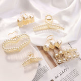 Trendy Simple Bulk Pearl Hair Clips for Women GATTARA