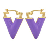 Cool Style Simple V-shaped Earrings GATTARA