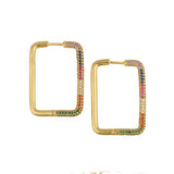 Newest Fashion Geometric Hoop Earrings GATTARA