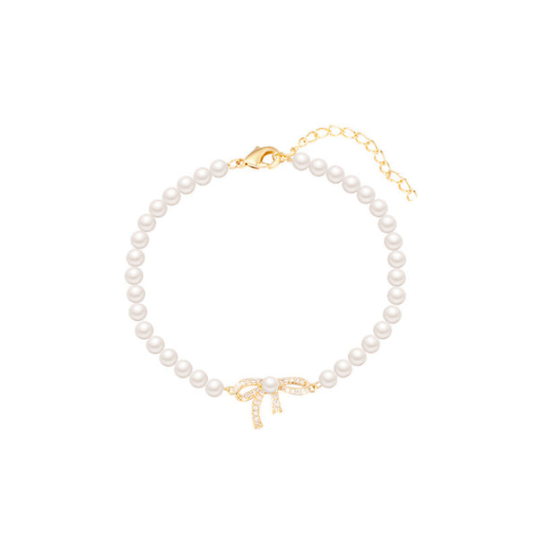 Wedding Filigree Jewelry | Braided Pearl Bracelet | GATTARA