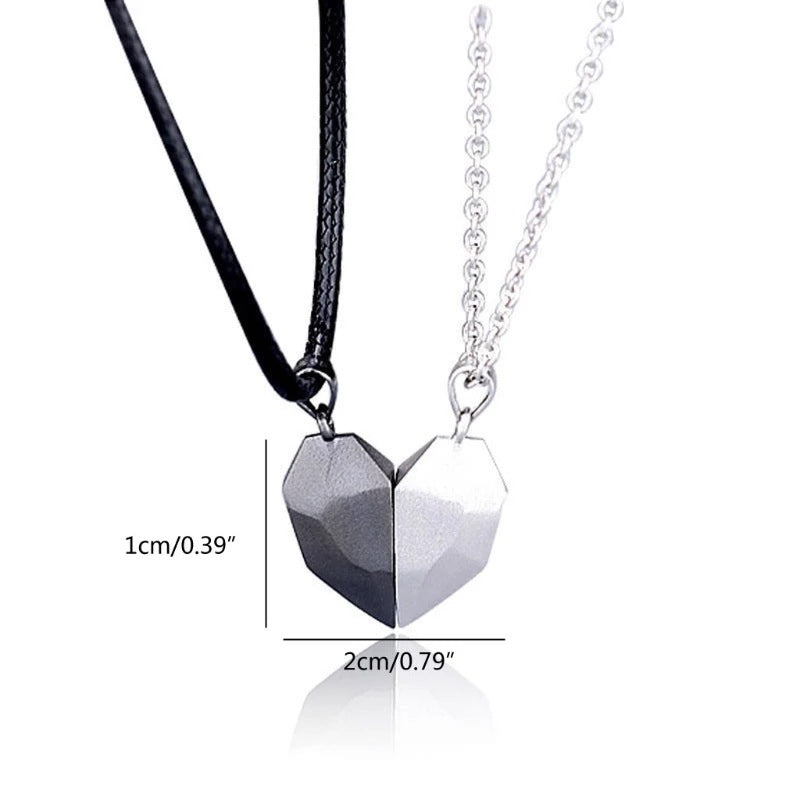 Magnetic Heart Necklace for Couple | Valentine's Day Gift | GATTARA