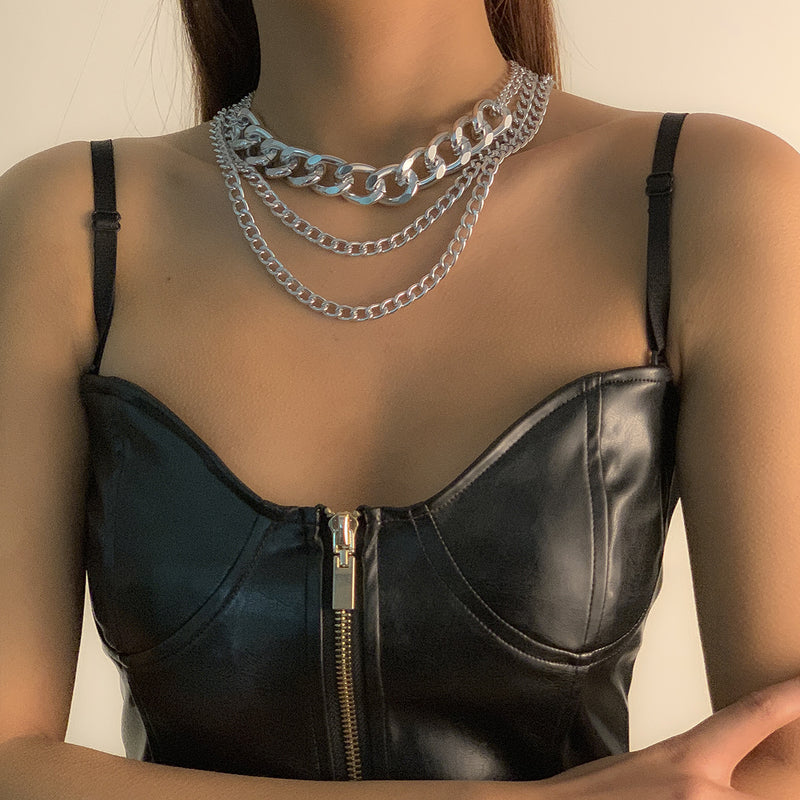 Hiphop Statement Choker Chain Jewelry GATTARA