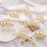 Trendy Simple Bulk Pearl Hair Clips for Women GATTARA