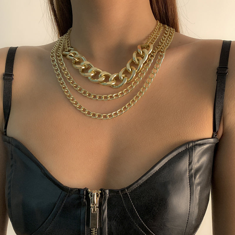 Hiphop Statement Choker Chain Jewelry GATTARA